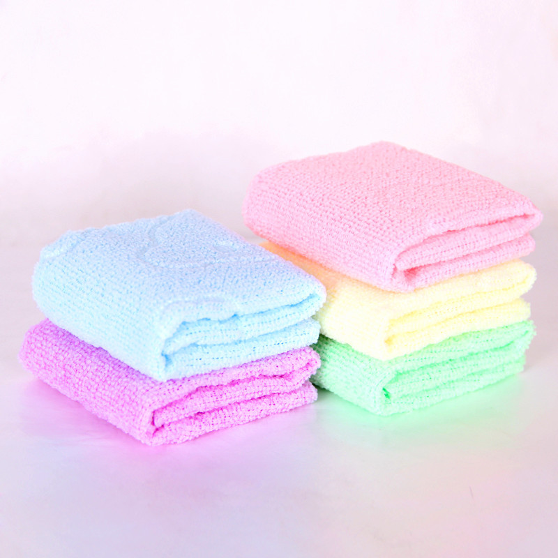 [LOVELY HOME] [hold ja] microfibra estampada pequeña toalla cuadrada tricotada borde caliente no deformable paño de niños regalo regalo fabricante paño de limpieza al por mayor paño de limpieza para niños toalla de mano pic 8