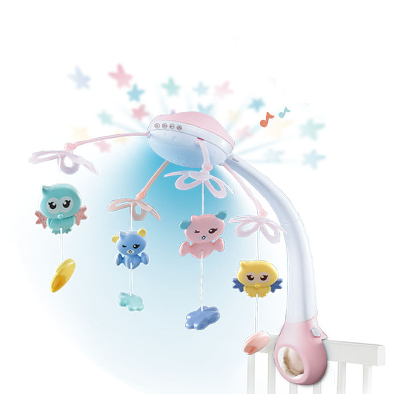 跨境多功能婴儿床铃投影旋转音乐床铃 baby projection bed bell工厂直销详情2