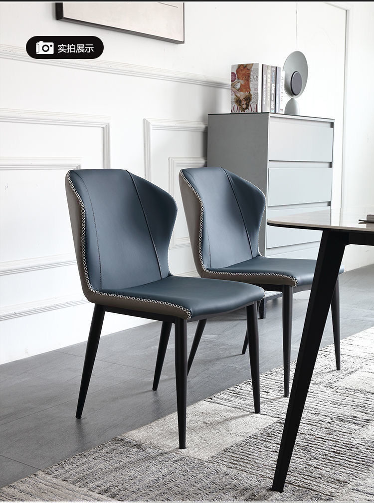 岩板餐桌长方形餐桌餐椅组合现代简约轻奢北欧家用饭桌详情16