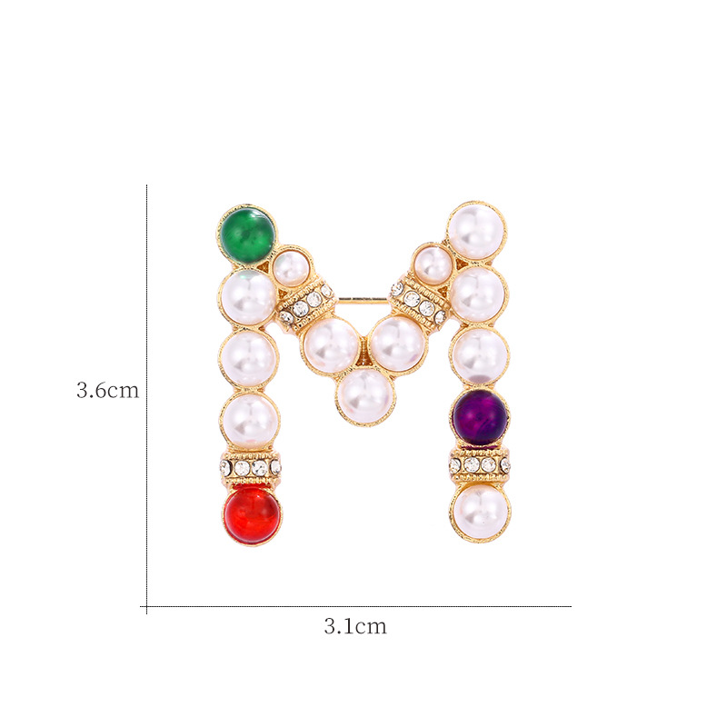 新款同款山茶花胸针字母防走光五角星胸花蜜别针配饰批发详情23