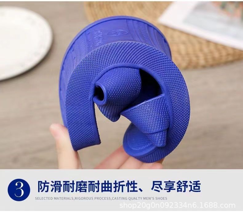 【强人品牌】正品新款3515拖鞋男款柔软超厚凉鞋家居外穿防臭浴室详情4