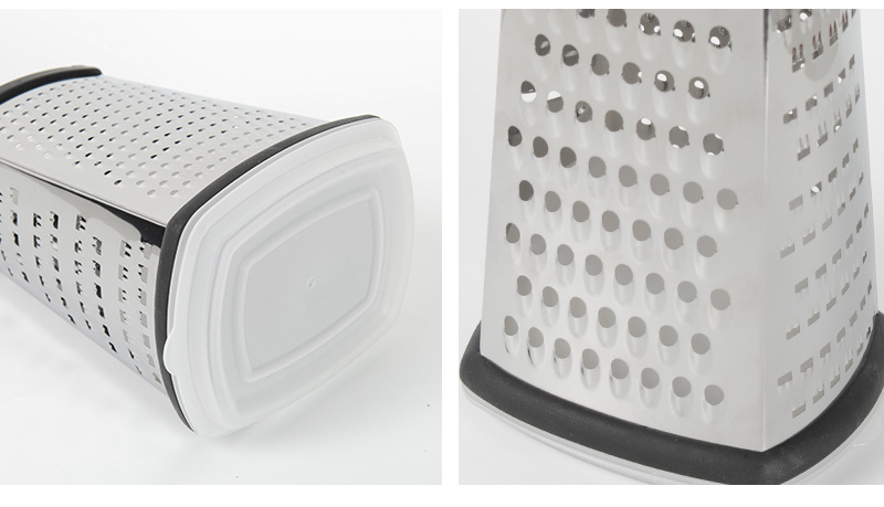 现货厨房小工具四面刨丝器土豆刨丝器带底座盒收纳瓜果蔬菜刨丝器详情7