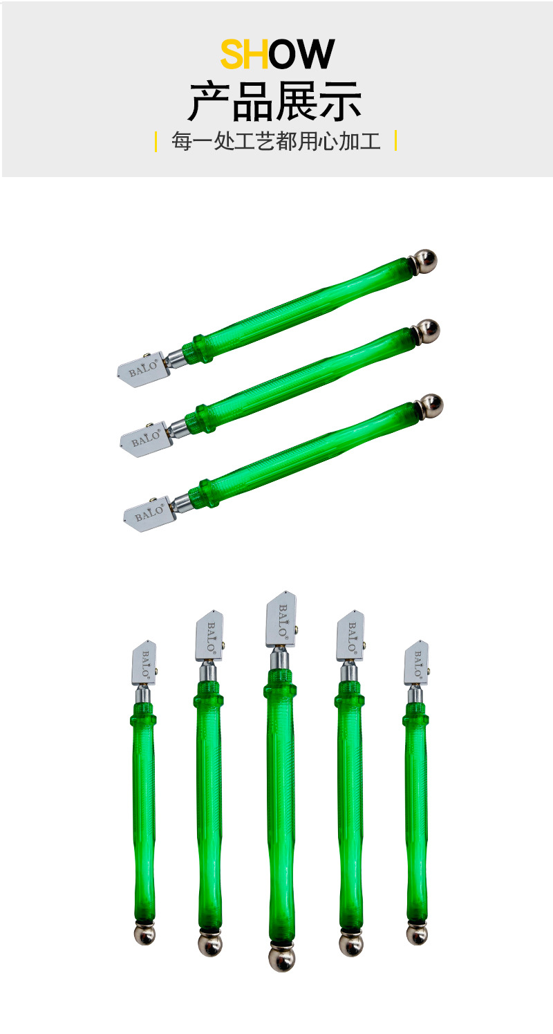 Glass knife for cutting glass tiles, floor marking, multi-functional manual oiling roller, glass knife, a magic tool for transforming glass pic 7