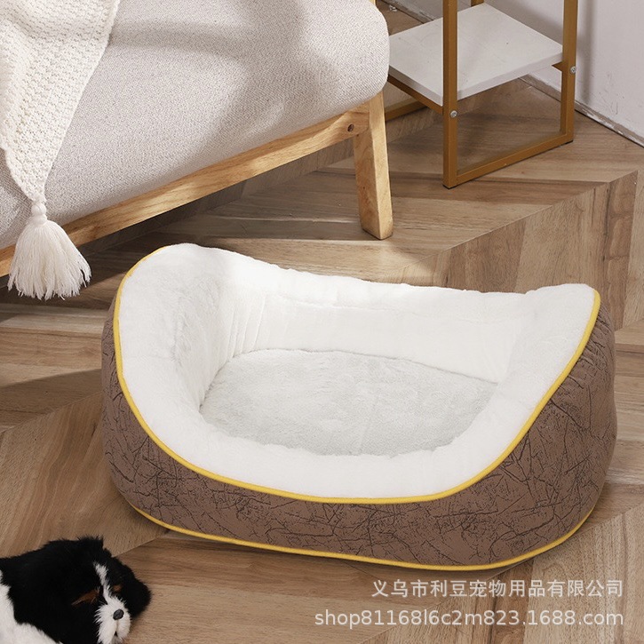 冬季新款狗窝四季通用可拆洗宠物用品中小型狗窝元宝窝船型窝批发详情8