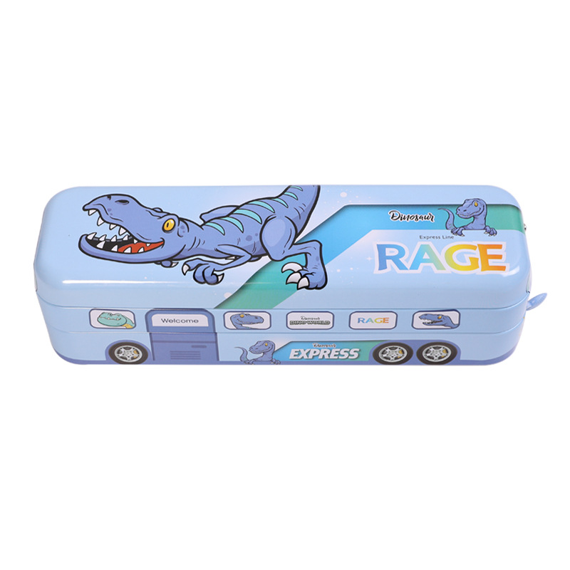 2916214906634 Little Spirit Disney Astronaut Dinosaur Unicorn Multi-functional Three-layer Large Capacity Pen Case Primary School Cartoon Stationery Box Simple and Niche hand-held pic 27