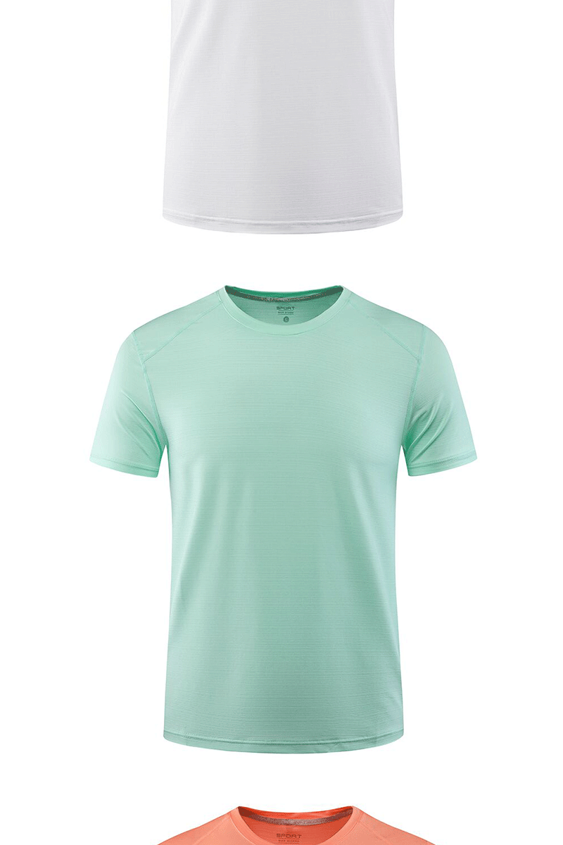 Ice fresh speed dry camiseta de cuello redondo logo personalizado camisa cultural camisa de publicidad camisa POLO manga corta ropa de trabajo personalizada al por mayor pic 3