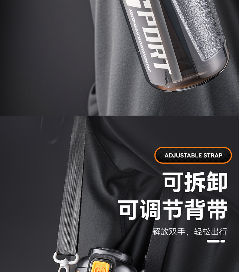 新款夏季户外大容量水壶男女运动健身水杯耐高温吸管杯带盖吨吨桶详情13