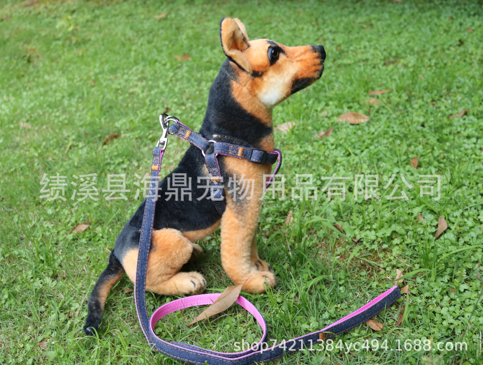 Pet supplies: dog leashes, denim leashes, chest straps, denim dog walking leashes, medium and small-sized dog chains pic 20