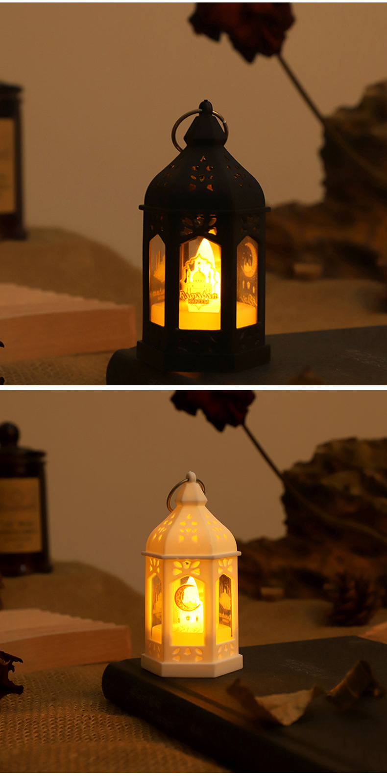 中欧复古烛台现代简约欧式风灯城堡蜡烛台万圣节气氛布置烛台摆件详情4