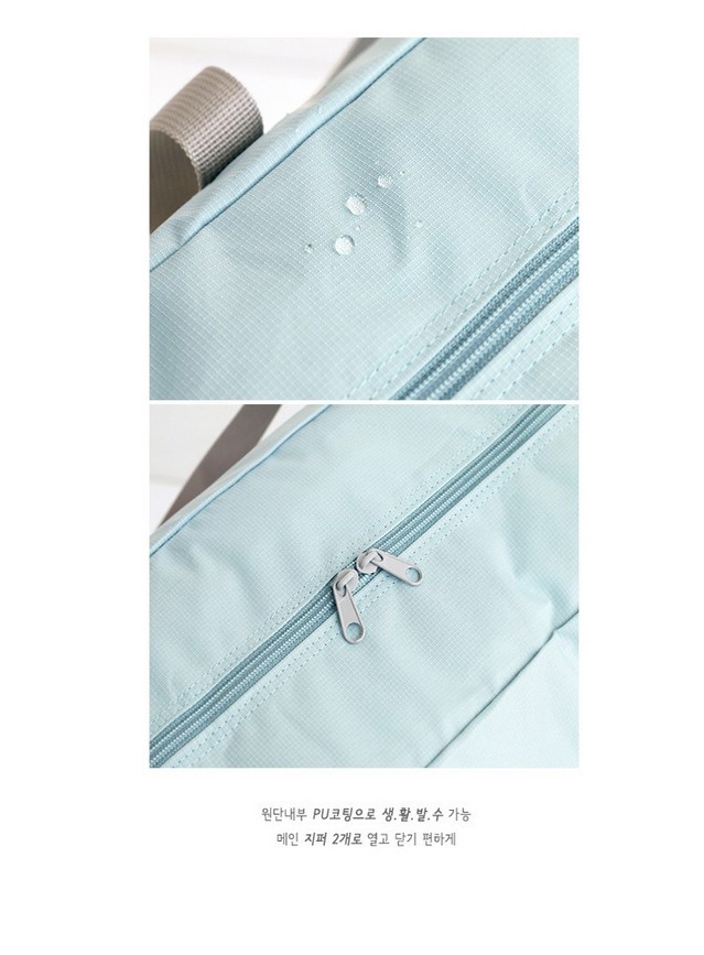 Korean version travel bag, foldable travel storage bag, travel storage bag, jacquard bag, clothes organizing bag, maternity bag pic 6