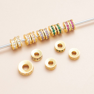 铜镀18K金强保色镶嵌项链扣头珍珠扣手链扣收尾扣diy饰品配件详情5