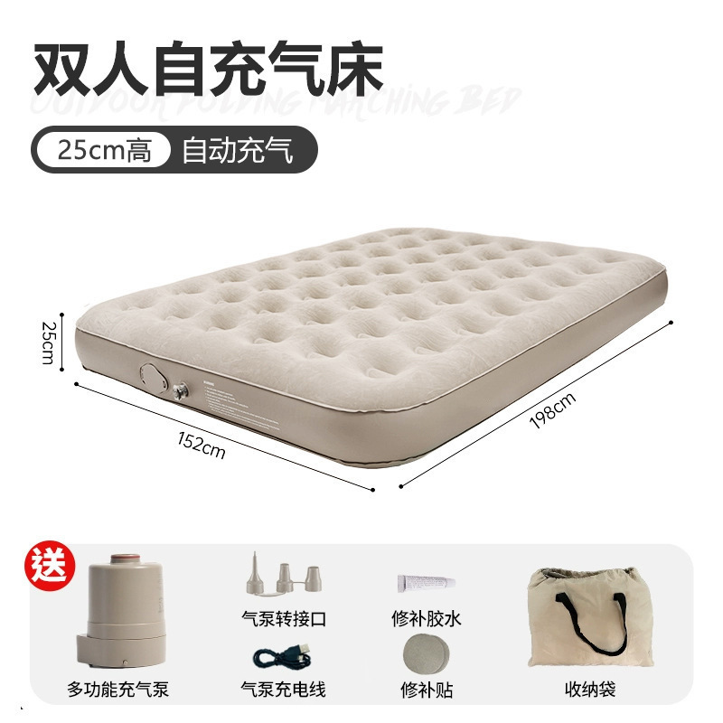 Inflatable mattress floor mat pic 1