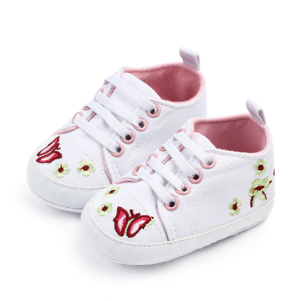 baby shoes Baby shoes Embroidered 0-1 year old baby soft-soled walking shoes Early education shoes 2228 pic 8