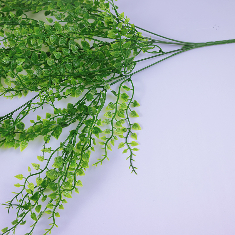Artificial plants: Million heart vine, wall-hung green ivy, weeping willow, plant wall accessories, vines, artificial flowers, ceiling decoration, plastic leaves pic 10
