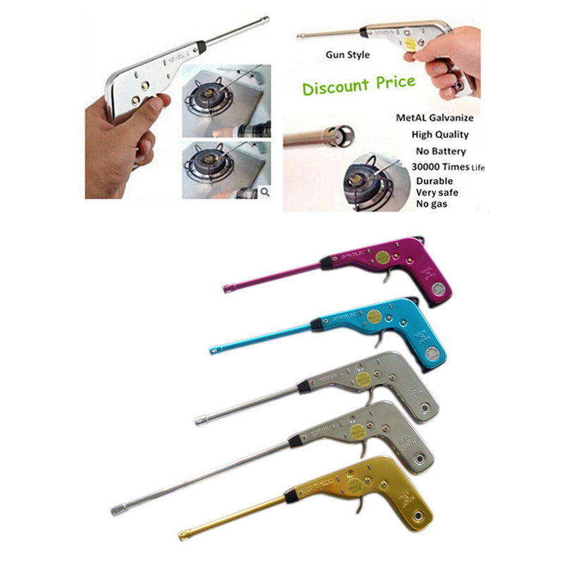 Cross-border supply of 37CM metal igniters, kitchen gas stove igniters, outdoor barbecue and camping extended lighters pic 18