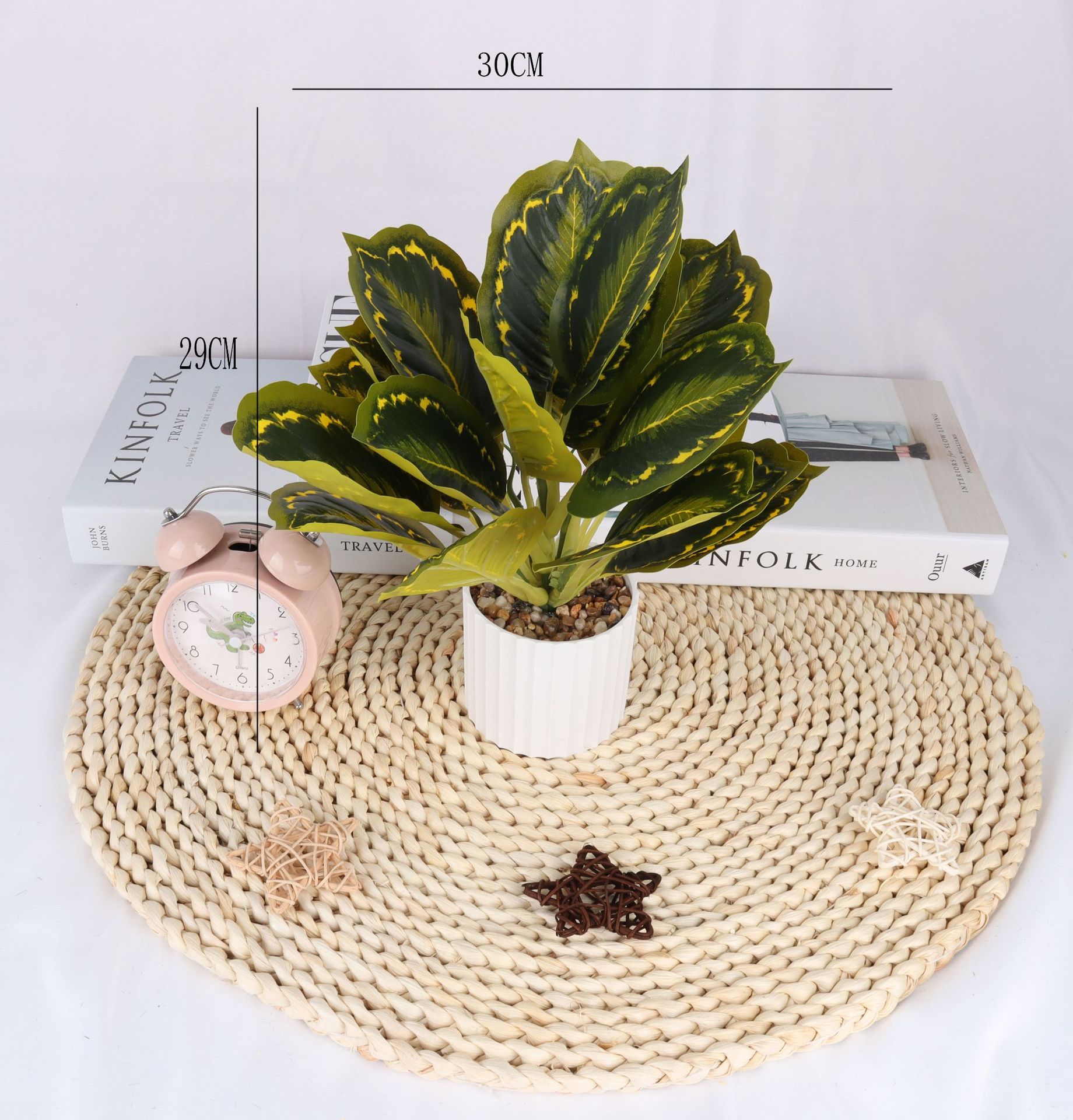 Artificial green plant potted plants/artificial bonsai/artificial flowers creative indoor small ornaments/Direct supply from Amazon factory pic 4