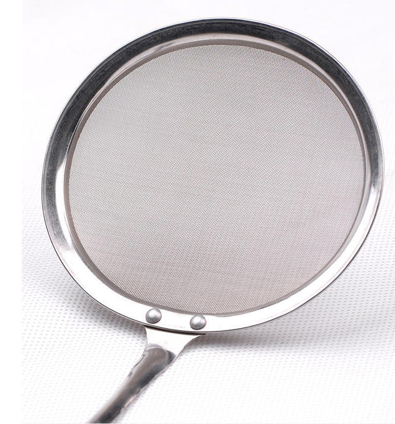 Stainless steel 8 cm oil strainer for deep-frying hot pot, stainless steel oil filter strainer, kitchen cooking utensils pic 30