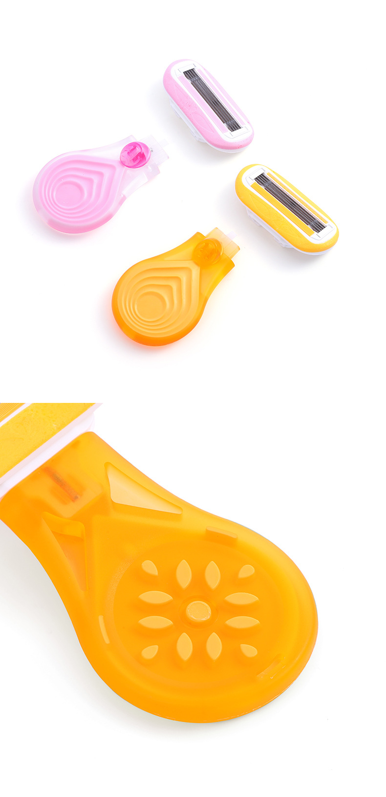 ALSHABAB吉派现货批发网红款女用剃毛刀5层刮毛刀女士手动刮腋毛腿毛刀工厂价详情10