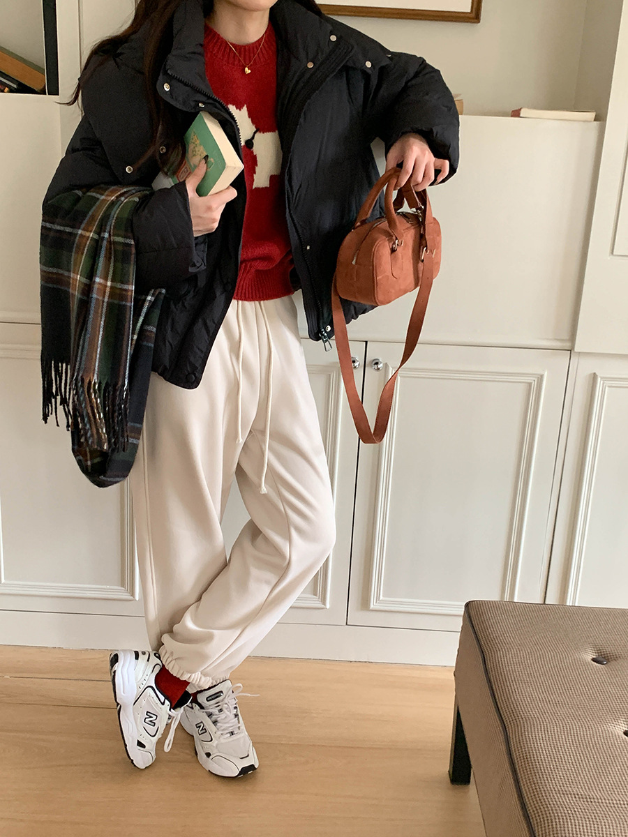 3th Morning North Island Park Korean Style Youthful Dog Embroidered Round Neck Pullover Sweater ZY2381 pic 51