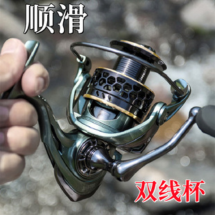 金属路亚纺车轮双握丸微物浅杯渔轮斯泰拉小高尔夫渔线轮鱼轮批发详情8