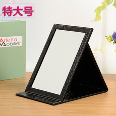 厂家批发镜子化妆镜折叠便捷镜简约现代时尚镜学生美容镜量大优惠详情3