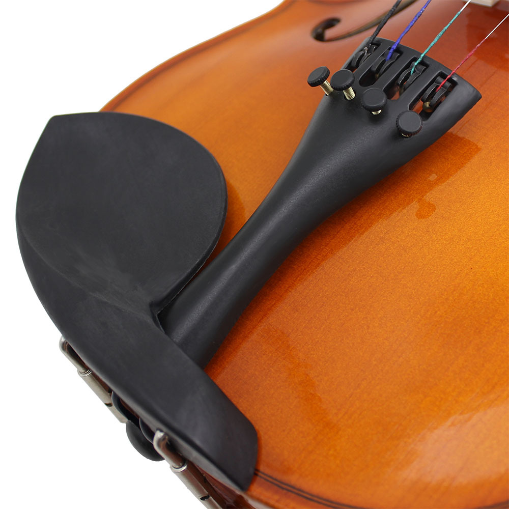 Aston Villa AV-03 Bright Natural color violin with Maple back and tiger grain solid wood Violin pic 22