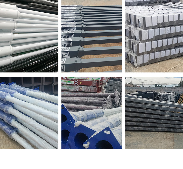 The manufacturer of outdoor camera brackets for surveillance poles in residential areas offers 3-meter and 3.5-meter vertical poles for bullet cameras and dome cameras pic 16