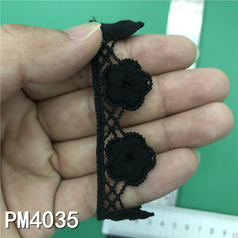 New Lolita embroidery water-soluble lace, milk silk single-sided small flower wave lace, lace with barcode pic 20