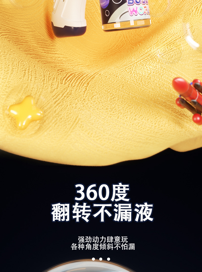 网孔泡泡机手持吹泡泡枪全自动加特林20孔电动带灯光儿童地摊玩具槐兴详情20