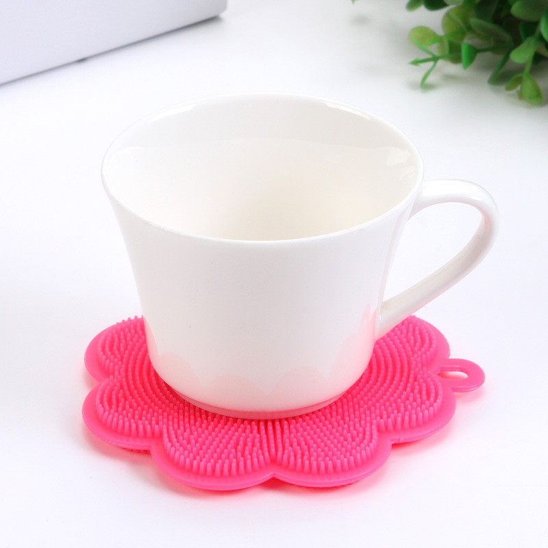 Kitchen multi-functional wonder: Silicone brush, dishcloth, dish scrubber, scouring pad, oil-free cleaning cloth, heat insulation pad pic 20
