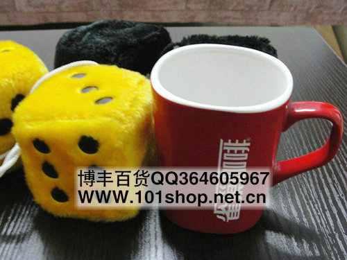 速卖通亚马逊wish跨境专供爆款毛绒色子汽车挂件骰子饰品车挂详情41