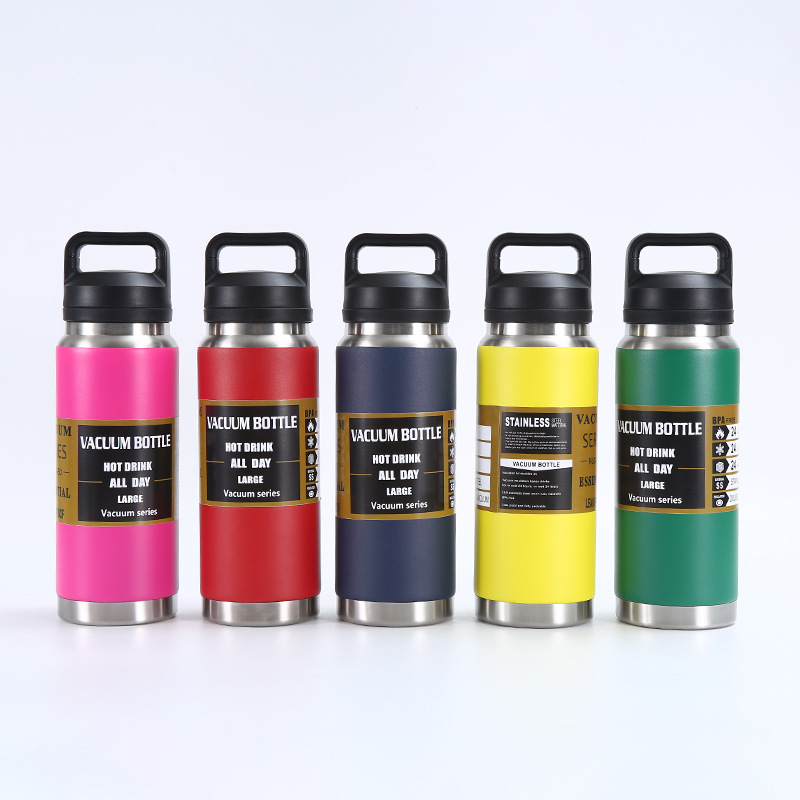 大容量304不锈钢保温杯户外便携汽车杯运动水壶双层手提太空壶详情1