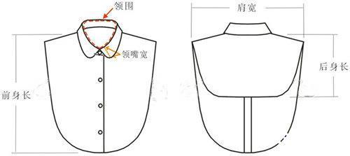 四季百搭假领子女时尚蕾丝刺绣花边装饰衬衫领子女式雪纺假衣领子详情2