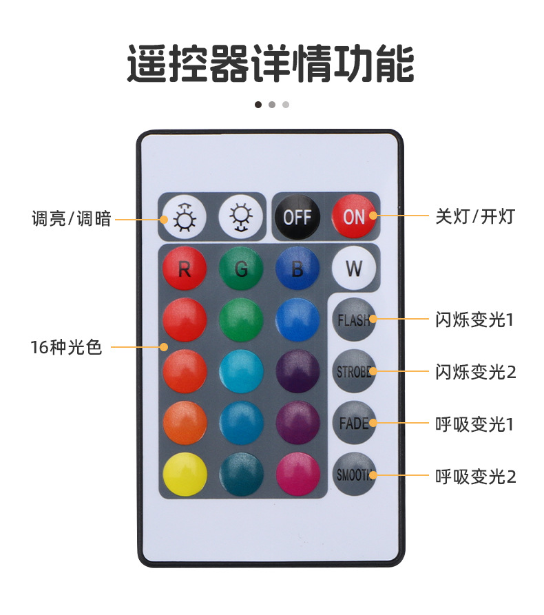 网红摆件亚克力LED小夜灯卧室床头餐厅跑道创意氛围台灯浪漫礼物详情9