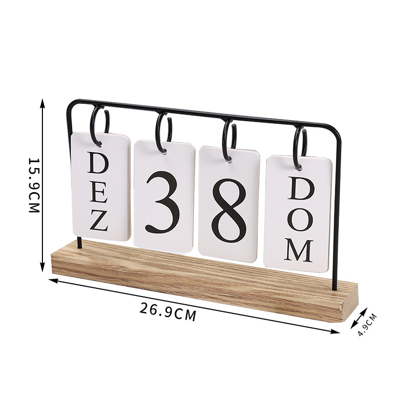 Nordic ins desktop decoration calendar ornaments, simple hydroponic office handicrafts factory direct supply pic 13