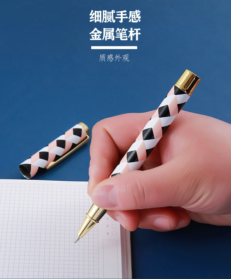 Metal signature pens, office gel pens, metal ballpoint pens, student stationery pens, advertising gift pens pic 4