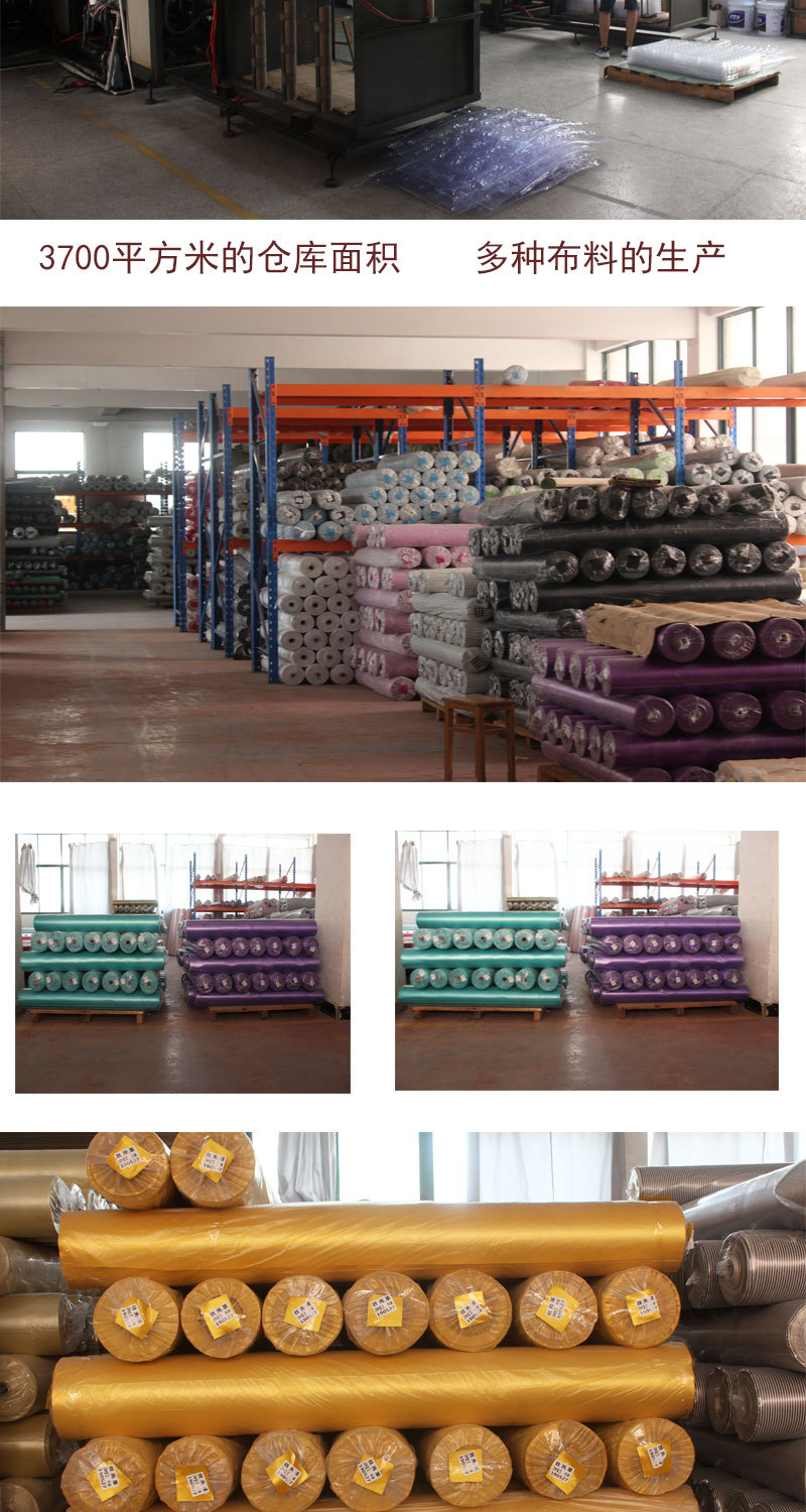 Wholesale and direct sales of 1680D double-strand PVC black polyester reinforced fabric for luggage materials pic 2