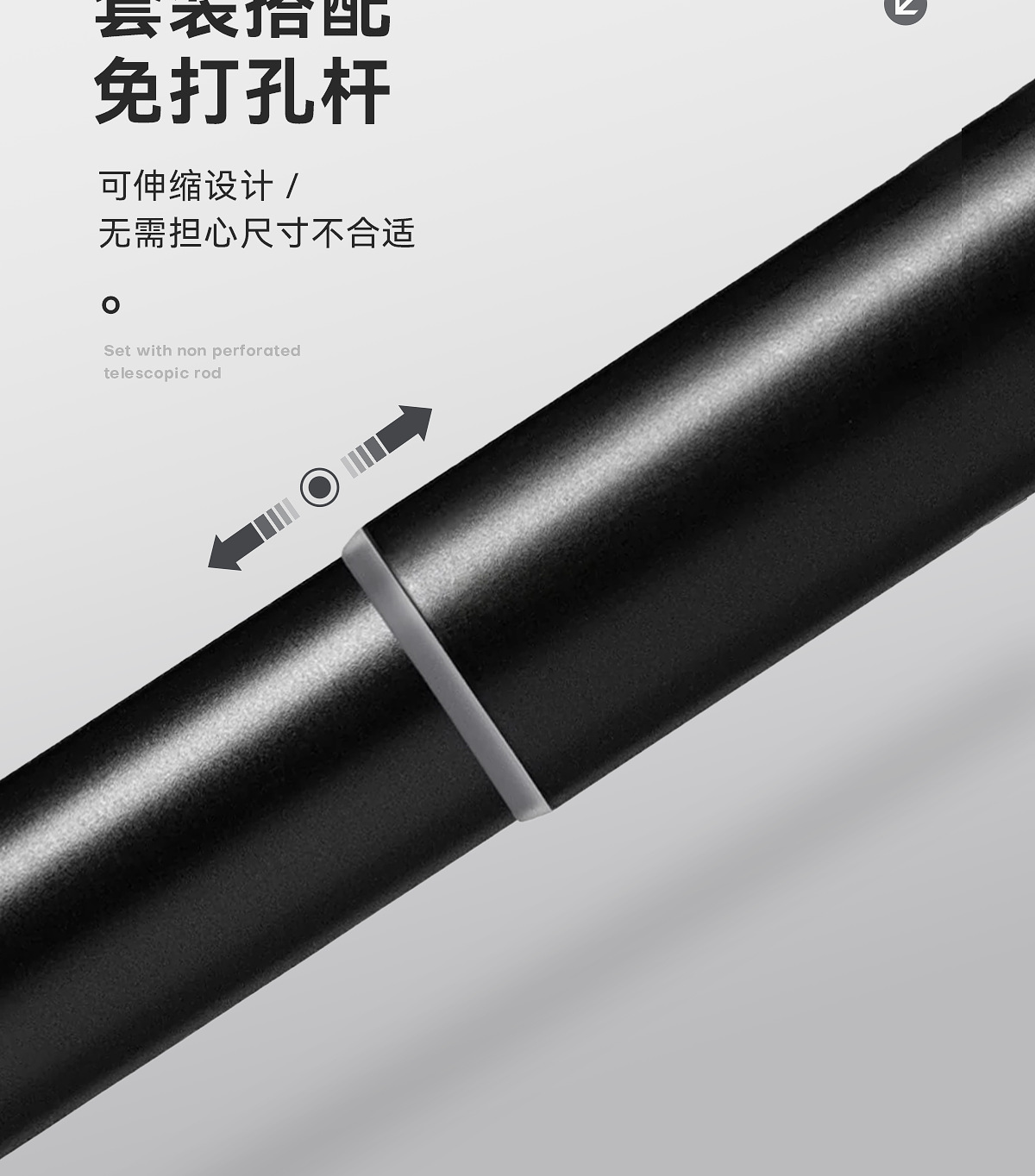 Bathroom folding shower curtain set, no need for drilling, invisible waterproof and anti-mold fabric curtain, bathroom partition, shower dry and wet separation pic 61