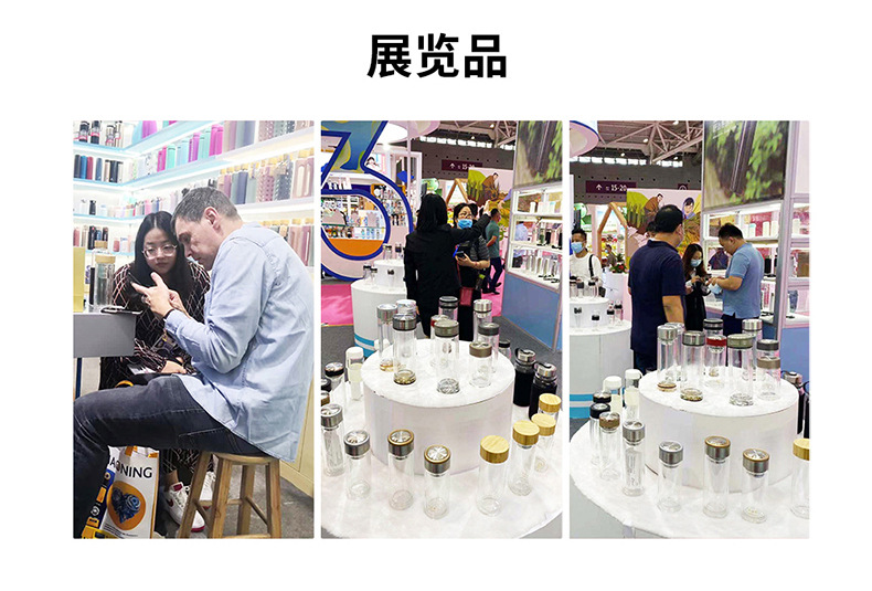 Wholesale of cute silicone-covered bear cups, anti-scald water cups, large-capacity water bottles for children, and double-drinking plastic cups pic 17
