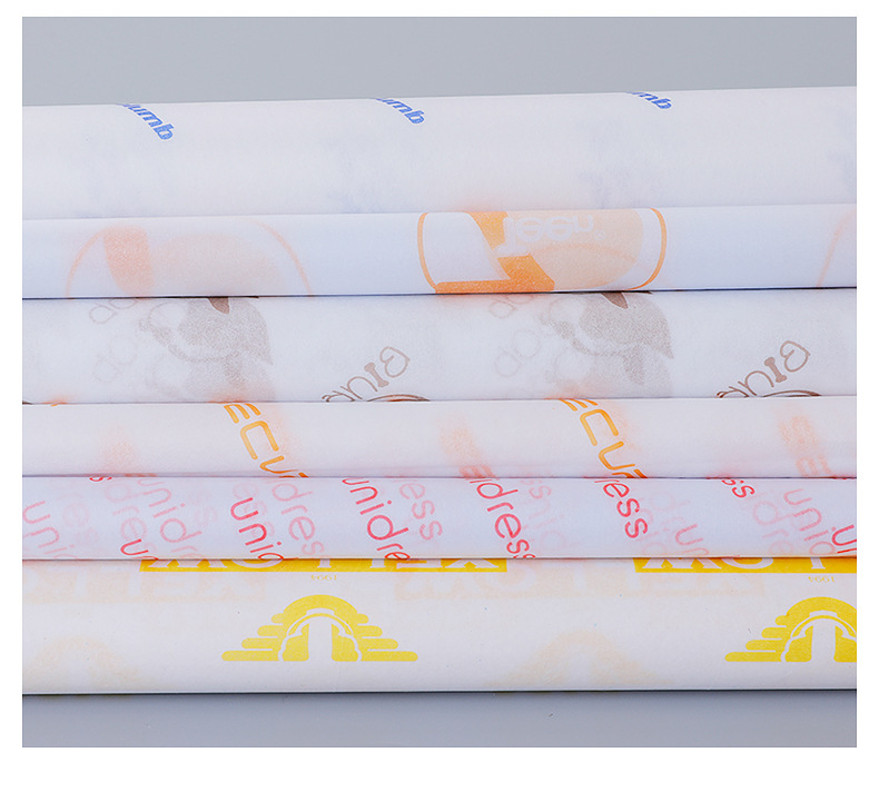 14/17克服装礼品拷贝包装纸鞋子圣诞包装蜡纸彩色ins风雪梨纸印刷详情5