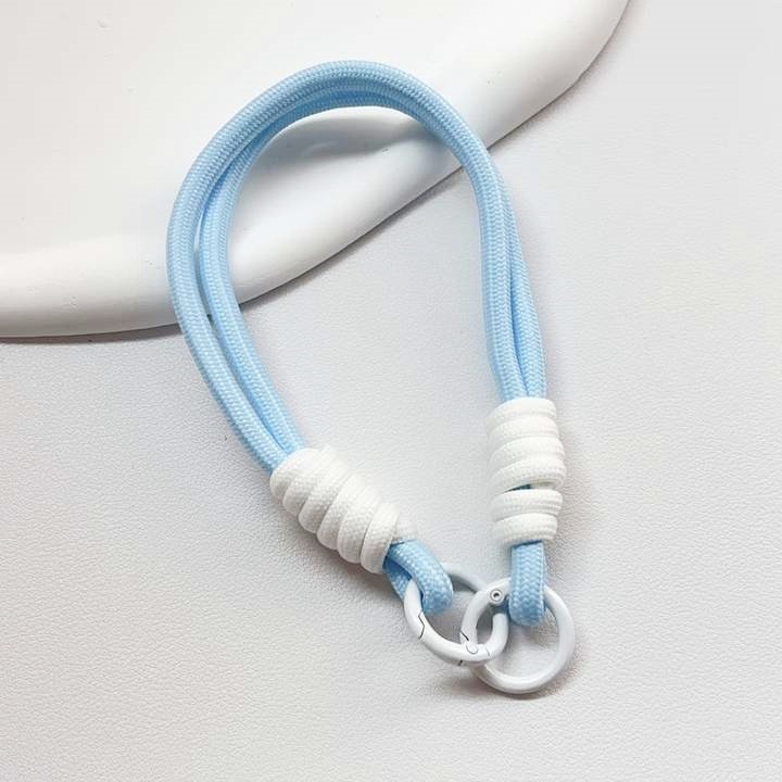 简约ins拼色编织绳短款手机挂绳ccd相机挂件手提挂饰男女腕带双扣详情26