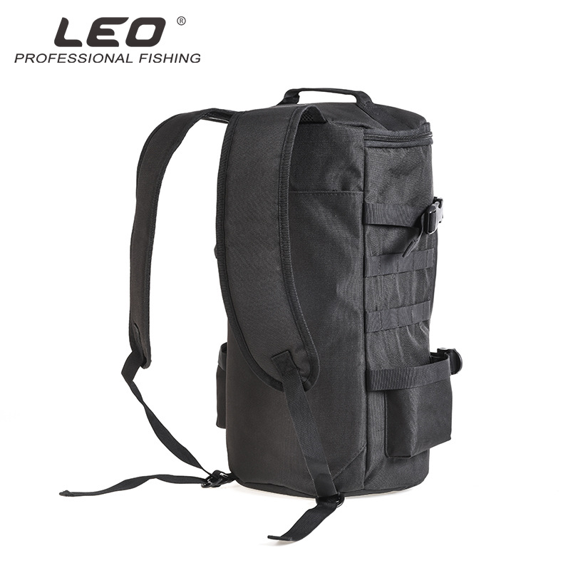 28085 LEO [Cylindrical Fishing Gear Backpack] Cylindrical Fishing rod Bag, Lull Outdoor Crossbody bag Export wholesale pic 8