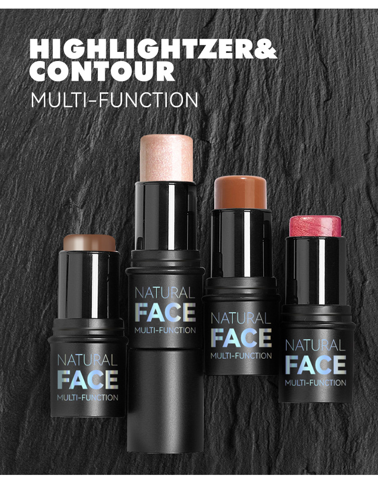 轮廓跨境专供高光修容棒脸部阴影彩妆多用阴影棒腮红膏卧蚕笔详情3