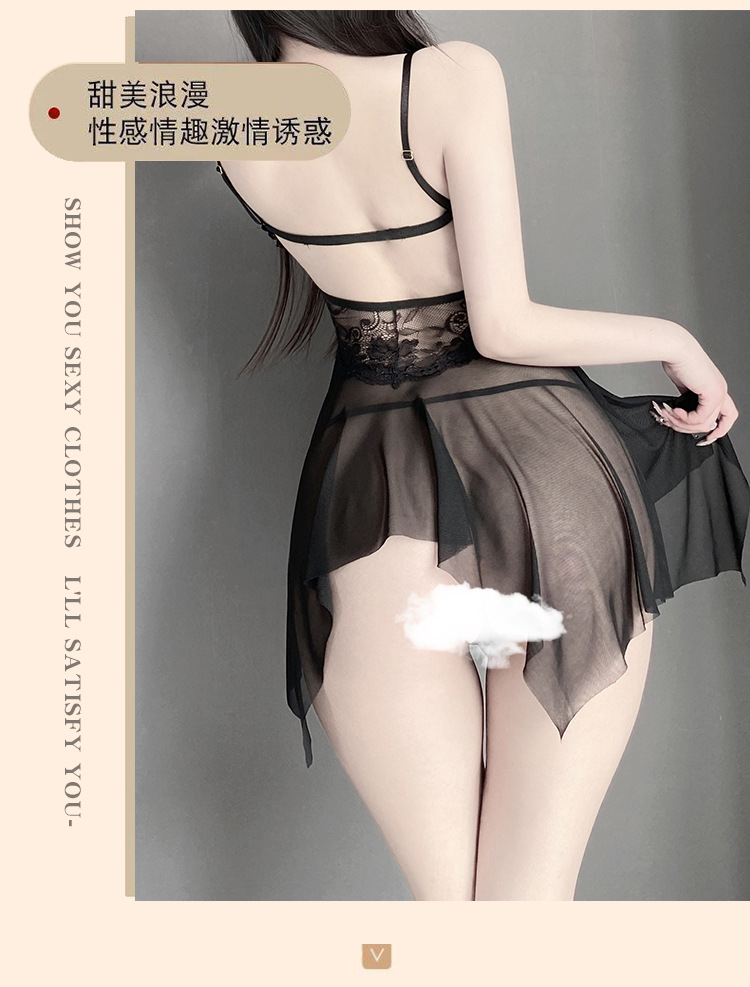 情趣内衣小胸钢托聚拢吊带免脱性感睡衣诱惑激情纯欲 套装详情5