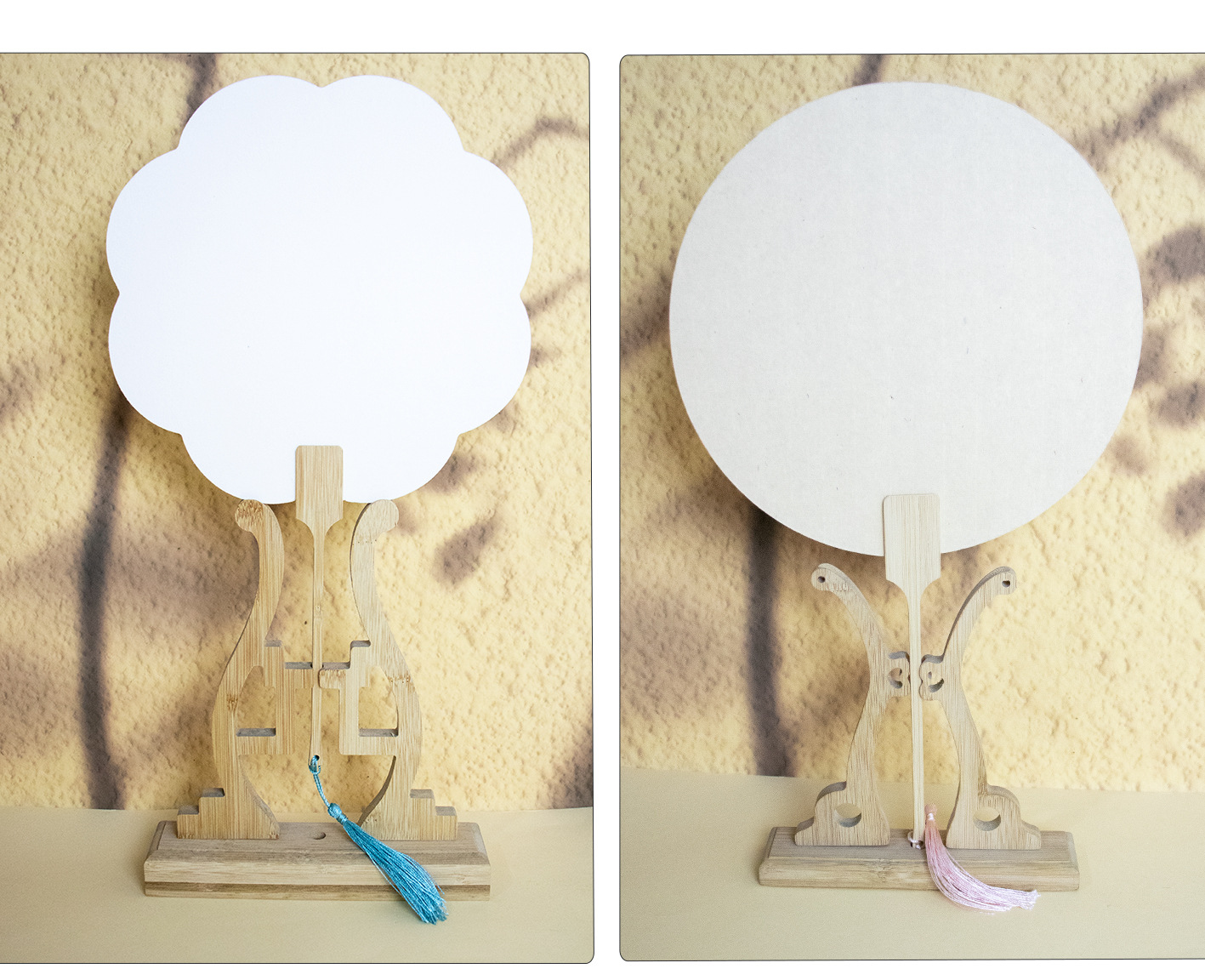 漆扇扇子diy漂漆材料包漆扇专用空白团扇pvc宣纸复古大漆扇批发详情11