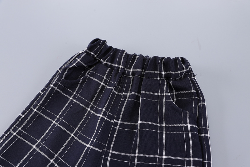 韩版宝宝长袖西装三件套2024秋季新款儿童开学装男童表演礼服套装详情12