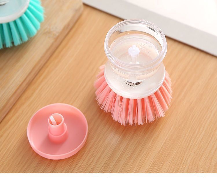 加液洗锅刷按压式自动加液洗碗刷不沾油不伤锅多功能去污清洁刷子详情10