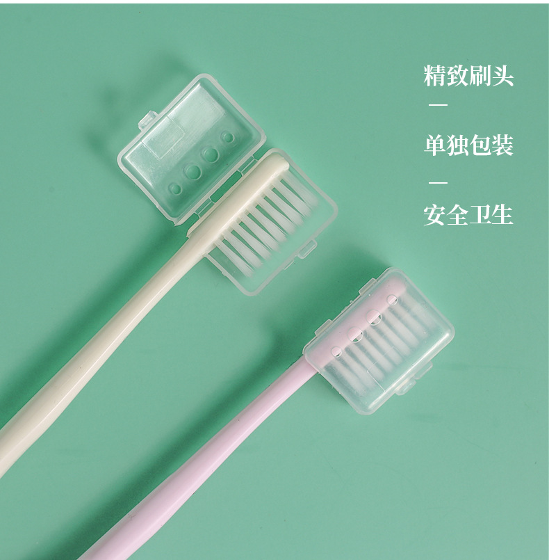 This is a popular Korean macaron ten-stick set and a Japanese Muji bamboo charcoal soft-bristled adult family toothbrush pic 2