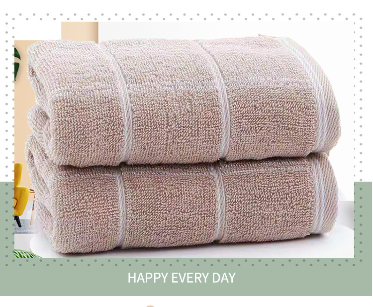 Cotton thickened plain checkered towels in stock for wholesale. Home absorbent face towels for men and women, couple face towels and washbasins, custom-woven pic 13