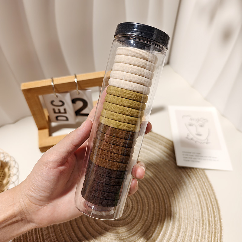 国潮系列绑头发成人发圈头绳2024年新款高级感橡皮筋女扎头高弹力发绳详情6